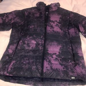 REI medium weight down jacket